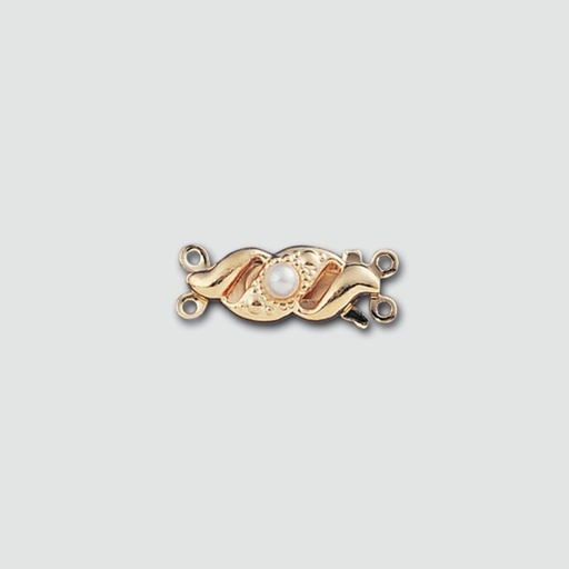 [230020000] Necklace clasp 7x23mm with Ø 3mm pearl