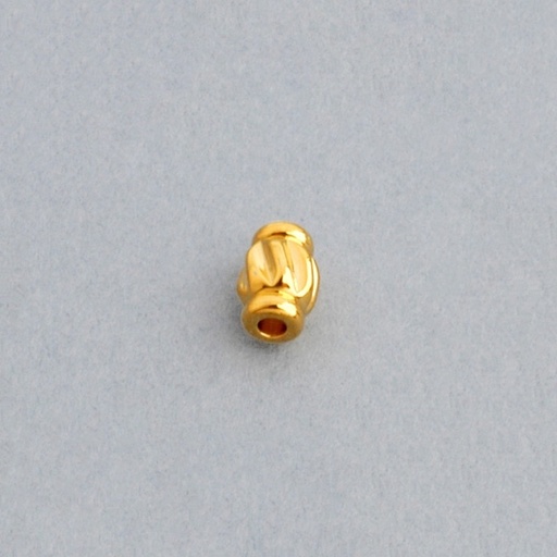 [116900000] Metal bead 6x8,5mm. Hole Ø 2mm