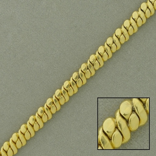 [525770000] Flat brass chain width 5mm
