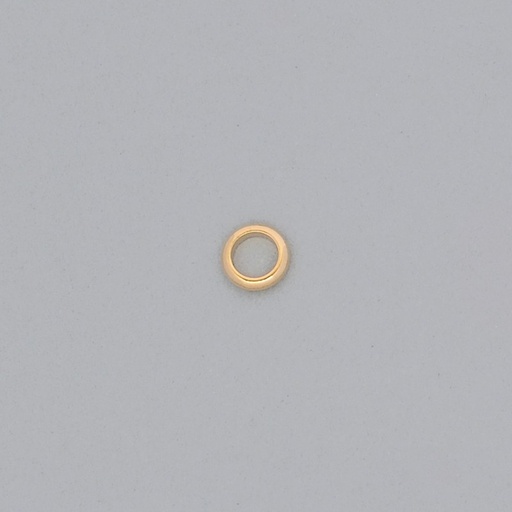 [323860000] Brass ring Ø 4.8x1.5mm half round shape.