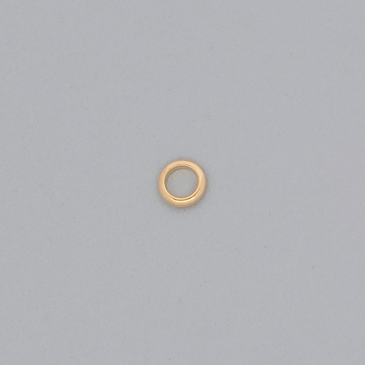 [323860000] Brass ring Ø 4.8x1.5mm half round shape.