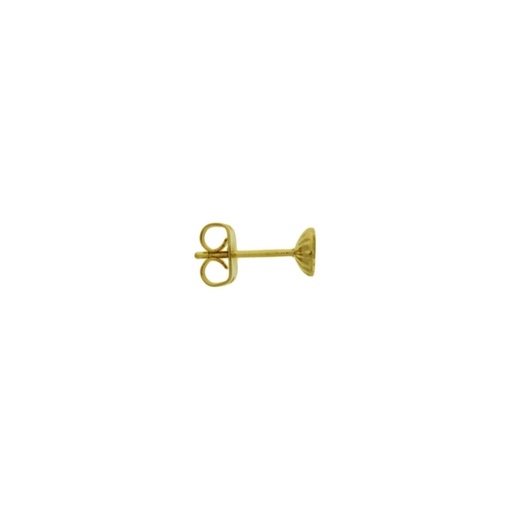 [110770500] Ear post with Ø5mm cup for round pearl 5 and 6mm.