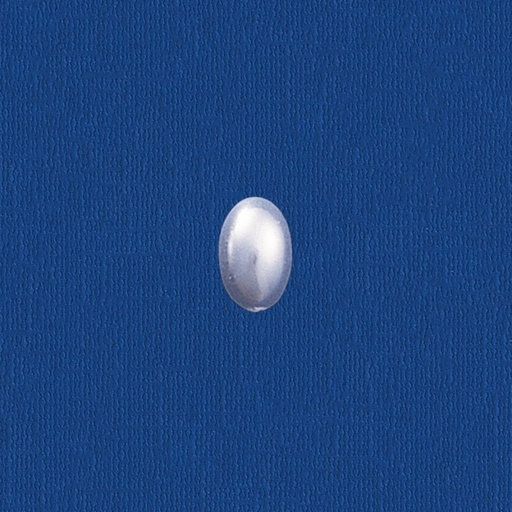 [435340600] Oval pearl flat base 4x6mm