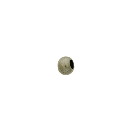 [126651500] Boule lisse Ø 6mm. Trou Ø 1,5mm.
