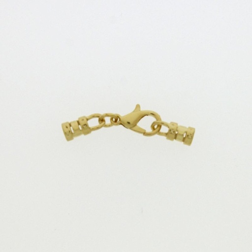 [919293000] Set lobster clasp 12mm + 2 ends for cord Ø 3mm