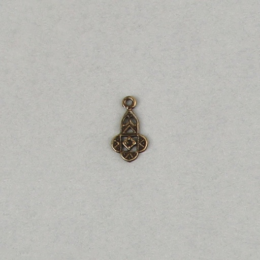 [119660000] Filigree finding 16x9mm with a socket to strass