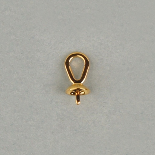 [112520500] Pendant Ø5mm cup, Ø1mm splinter for round pearl Ø7 and 8mm