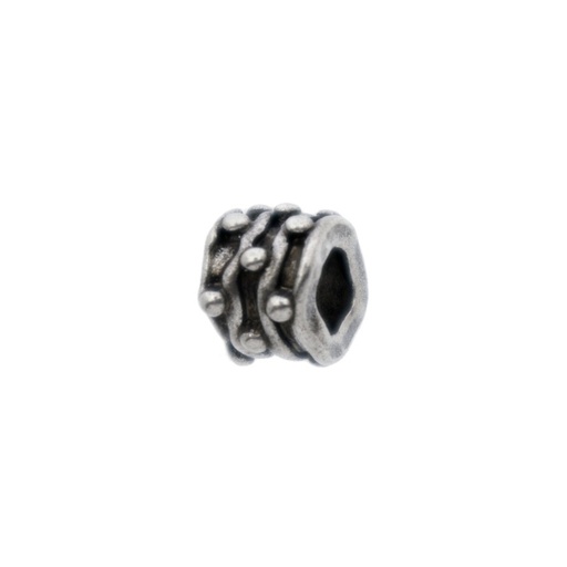 [126720000] Metal bead 9,5x8mm. Hole Ø 4mm