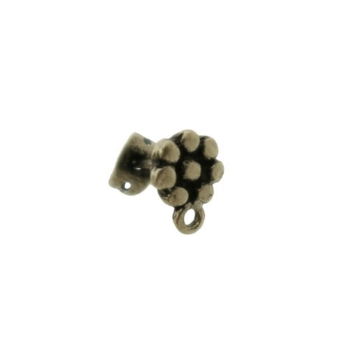 [126210000] Round ear stud Ø 8mm with loop