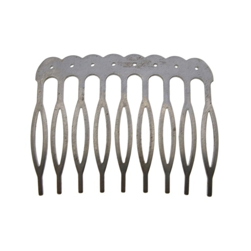 [810380900] Base métallique percé de peigne 48x39mm(9 dents)