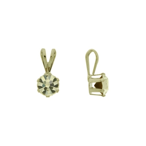 [114860000] Pendant 14x6mm to strass SS30
