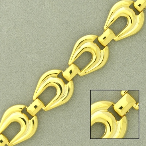 [523450000] Chaîne en laiton largeur 12,4mm