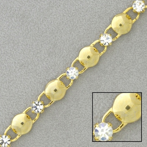[524830000] Bead brass chain width 7mm