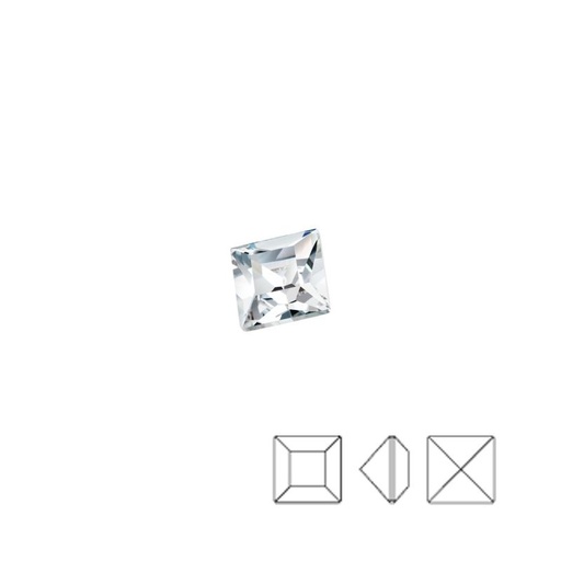 [750620800] Square strass chaton 8x8mm. Cristal colour.