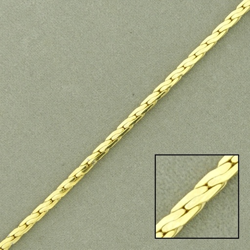 [526740000] Cadena de latón plana ancho 2mm