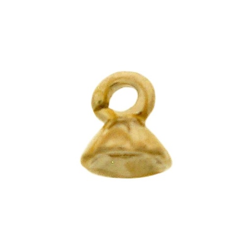 [114020000] Round end with ring. To pearls Ø 5mm