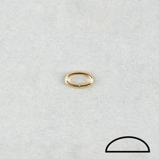 [320620000] Anneau ouvert ovale 8x5xØ 2,3mm