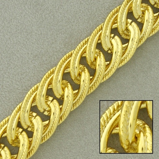 [523960000] Large link brass chain width 14,4mm