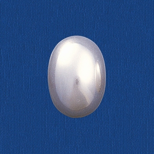 [435061600] Perla ovalada base plana 12x16mm