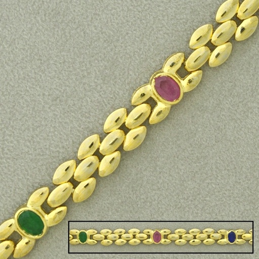 [525200000] Combined cartier brass chain width 8mm