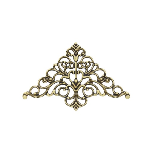 [121490000] Triangle metal component 32x50mm