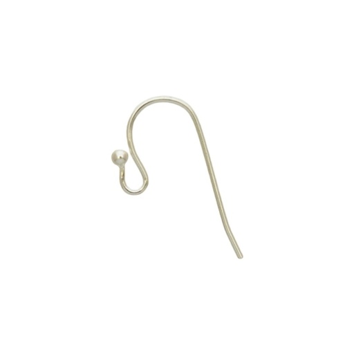[635350000] Fish hook earring 16x15mm. Wire Ø 0,7mm