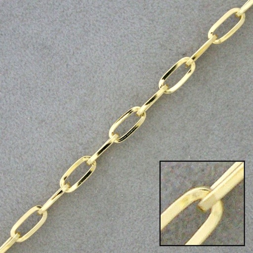 [925691000] Anchor brass chain width 4,3mm