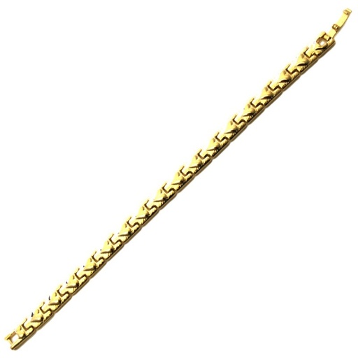 [545350000] Brass bracelet 19cms width 8mm