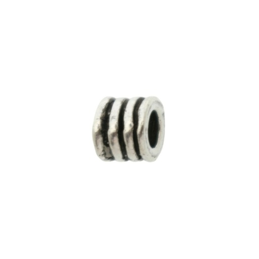 [126510000] Metal bead 8x7,5mm. Hole Ø 4mm