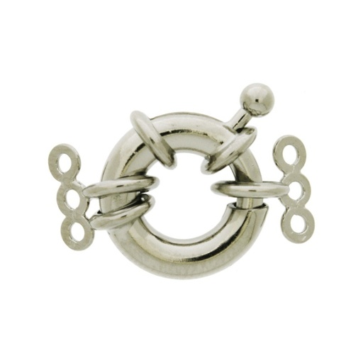 [228231600] Spring ring clasp Ø 16mm + 2 ends with 3 strands
