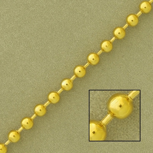 [527210000] Ball brass chain width Ø 4mm