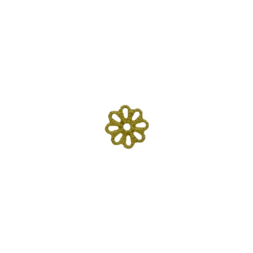 [120830000] Round filigree metal component Ø 8mm