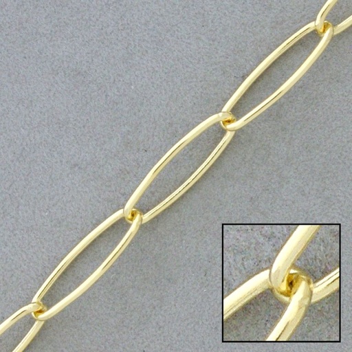 [529071600] Large link brass chain width 8,8mm