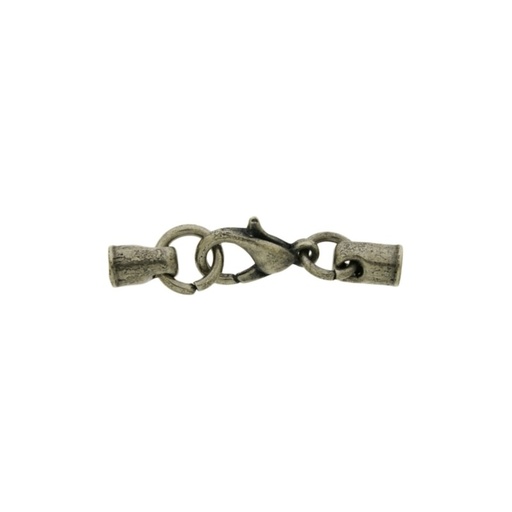 [912123200] Set lobster clasp12mm + 2 ends to Ø 3mm cord