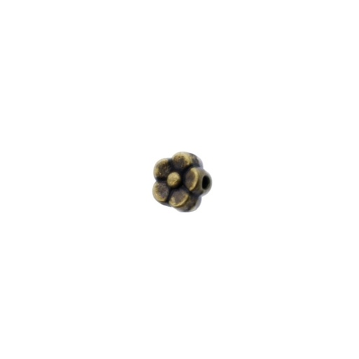 [126590000] Metal bead Ø 6mm. Hole Ø 1,5mm