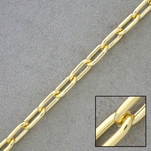 [529191100] Anchor brass chain width 5mm. Link length 10,8mm.