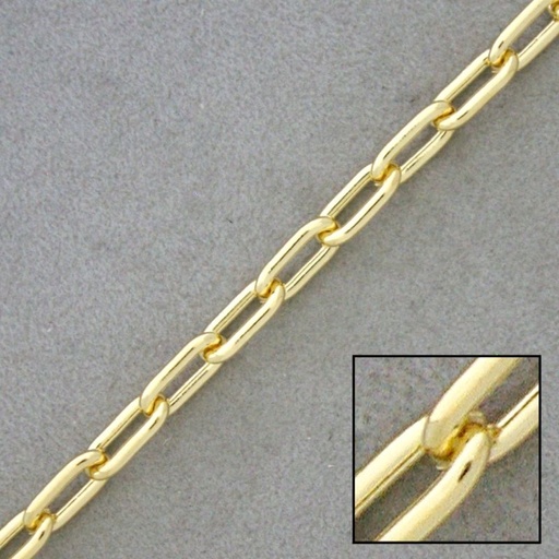 [529191100] Anchor brass chain width 5mm. Link length 10,8mm.