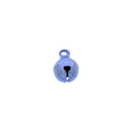 [123320800] Jingle bell Ø 8mm blue colour nickel free