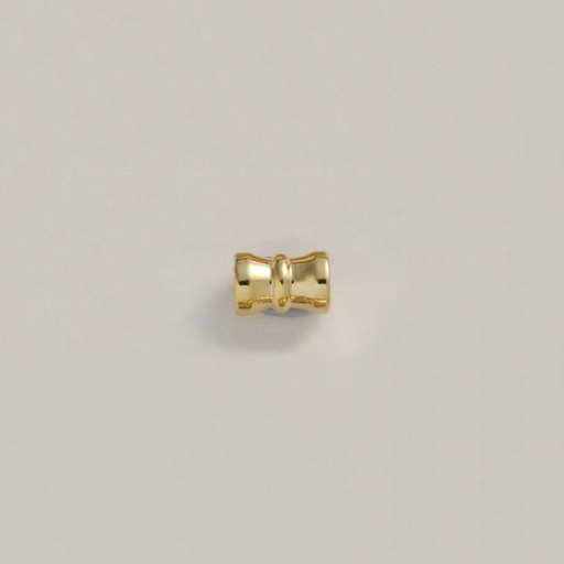 [111150000] Metal bead 4x6mm. Hole Ø 1,5mm
