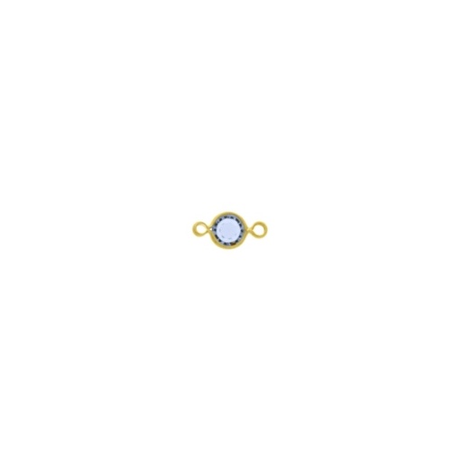 [123041300] Intercalaire strass Ø 4mm couleur saphir clair