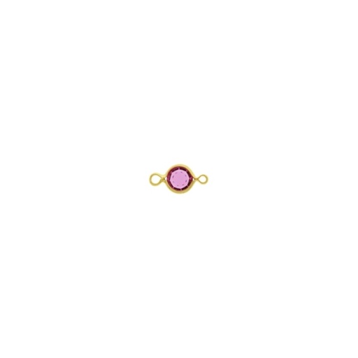 [123042200] Intercalaire strass Ø 4mm couleur rose