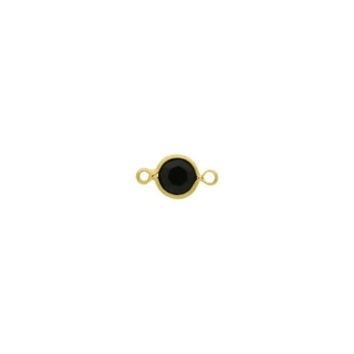 [123060200] Intercalaire strass Ø 6mm couleur jet