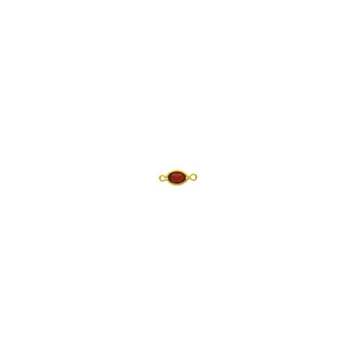 [123011600] Oval strass 6x4mm Siam colour
