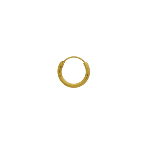 [810331500] Brass creole earring Ø15mm