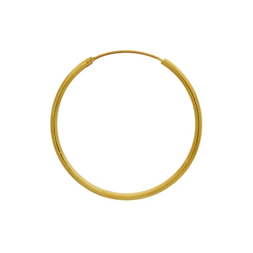 [810334000] Brass creole earring Ø40mm