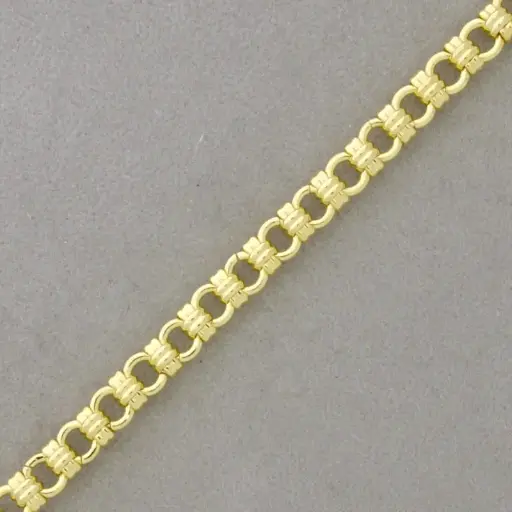 [527350000] Cadena de latón anillas redondas ancho 5,4mm