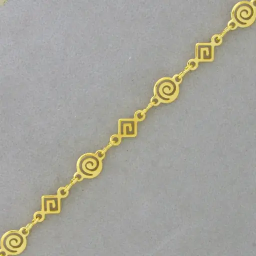 [929620000] Brass chain spiral width 7mm