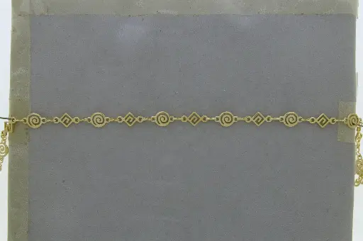 [929620000] Brass chain spiral width 7mm