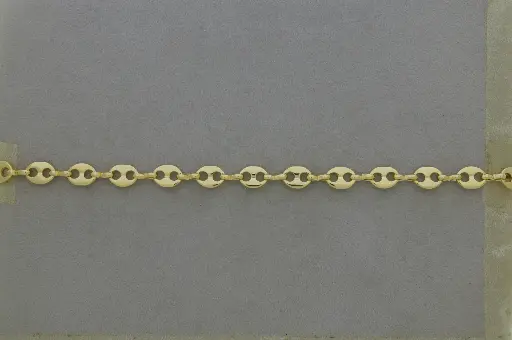 [521220000] Cadena de latón calabrote ancho 6,9mm