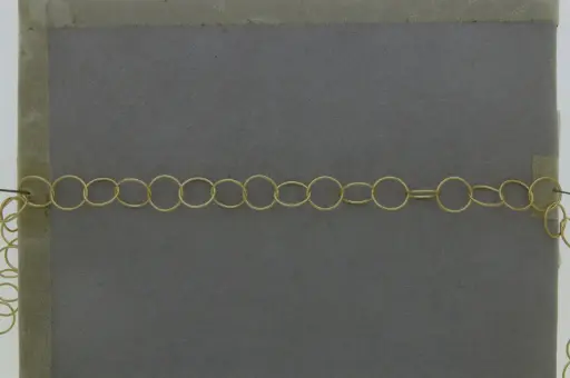[529240000] Cadena de latón forzada eslabón redondo Ø 8,5mm 